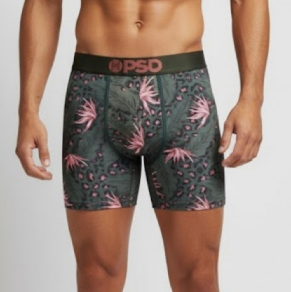 🔥NEW! PSD Tropical LEO Multicolor Boxer Briefs Underwear sz large NWT 12.16
